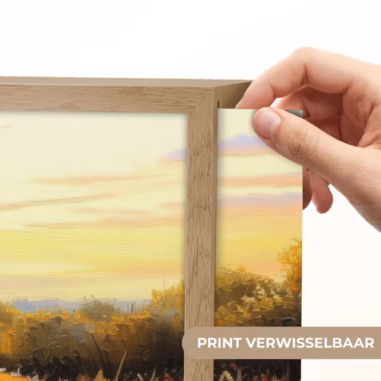 Lightbox - Wandlamp - Klaproos - Bloemenveld - Kleurrijk — 5