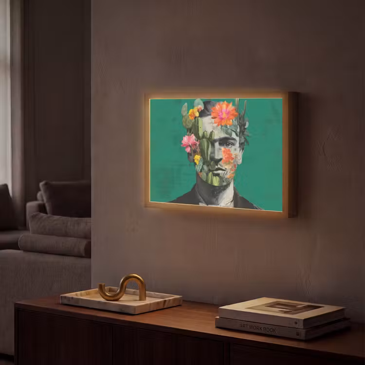 Lightbox - Wandlamp - Man - Planten - Groen — 2