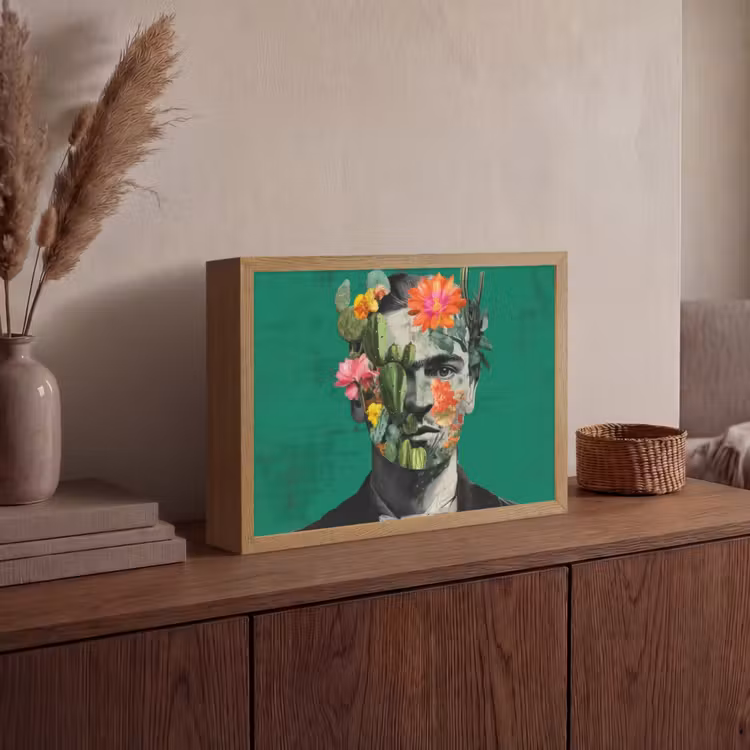 Lightbox - Wandlamp - Man - Planten - Groen — 4