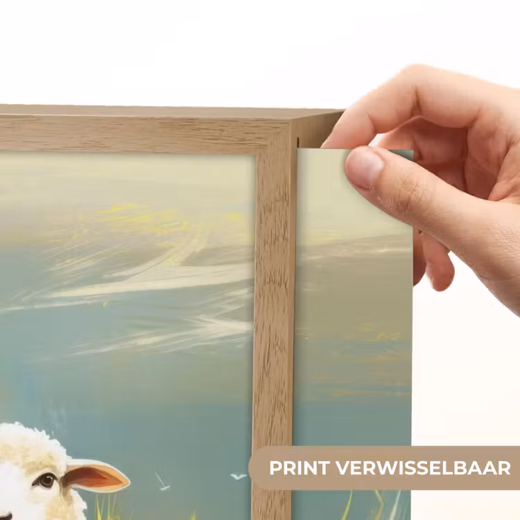 Lightbox - Wandlamp - Schaap - Weide - Groen — 5