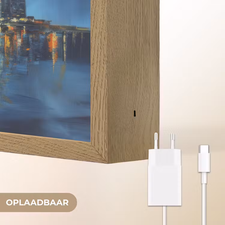 Lightbox - Wandlamp - Skyline Toronto - Water - Stadslichten - Toren — 7