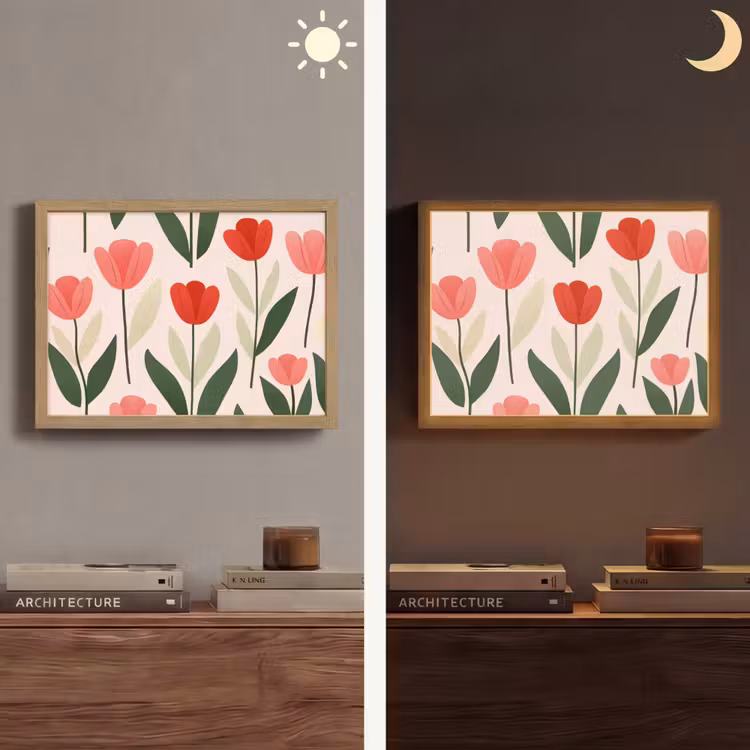 Lightbox - Wandlamp - Tulpen - Modern - Roze — 6