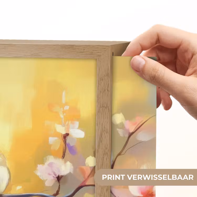 Lightbox - Wandlamp - Vogels - Bloemen - Roze — 5