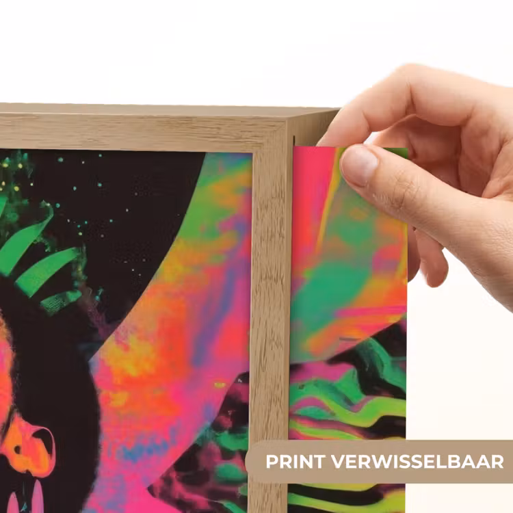 Lightbox - Wandlamp - Vrouw - Microfoon - Neon — 5