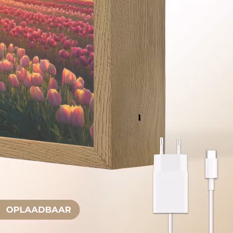 Lightbox - Wandlamp - Windmolen - Zonsondergang - Landschap — 7