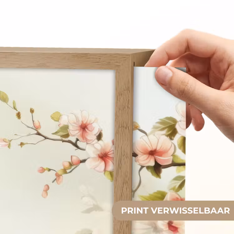 Lightbox - Wandlamp - Takken - Bloemen - Vogeltjes - Roze — 5