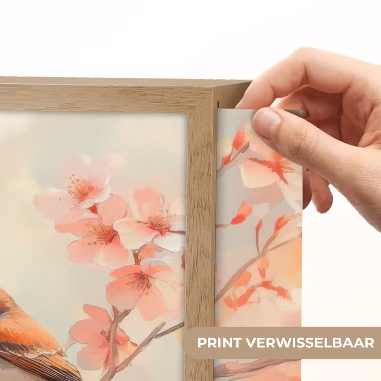 Lightbox - Wandlamp - Vogels - Romantic - Bloesemtak — 5