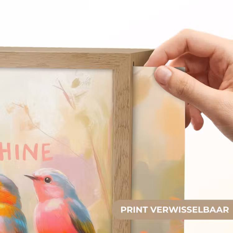 Lightbox - Wandlamp - Vogels - Tak - Quote - Roze — 5