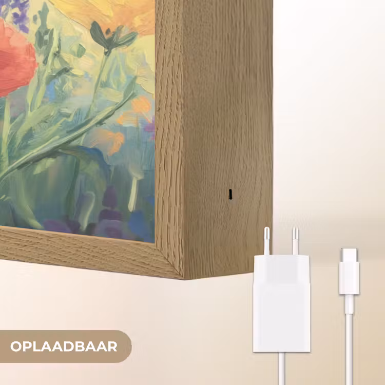 Lightbox - Wandlamp - Weide - Bloemen - Kleurrijk — 7