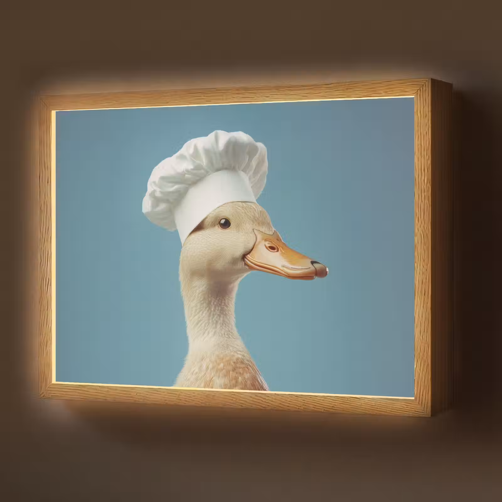Lightbox - Wandlamp - Eend - Koksmuts - Cute - Vogel — 1