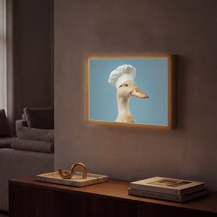 Lightbox - Wandlamp - Eend - Koksmuts - Cute - Vogel — 2