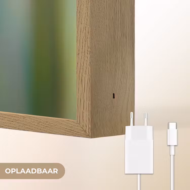 Lightbox - Wandlamp - Kleurrijke kikker - Groene stengel - Alert — 7