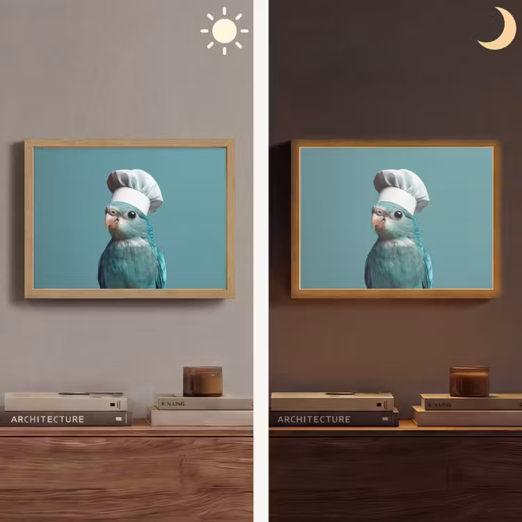 Lightbox - Wandlamp - Parkiet - Vogel - Koksmuts - Cute — 6