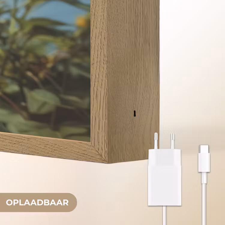 Lightbox - Wandlamp - Zonnebloemen - Helderblauwer lucht - Gras — 7