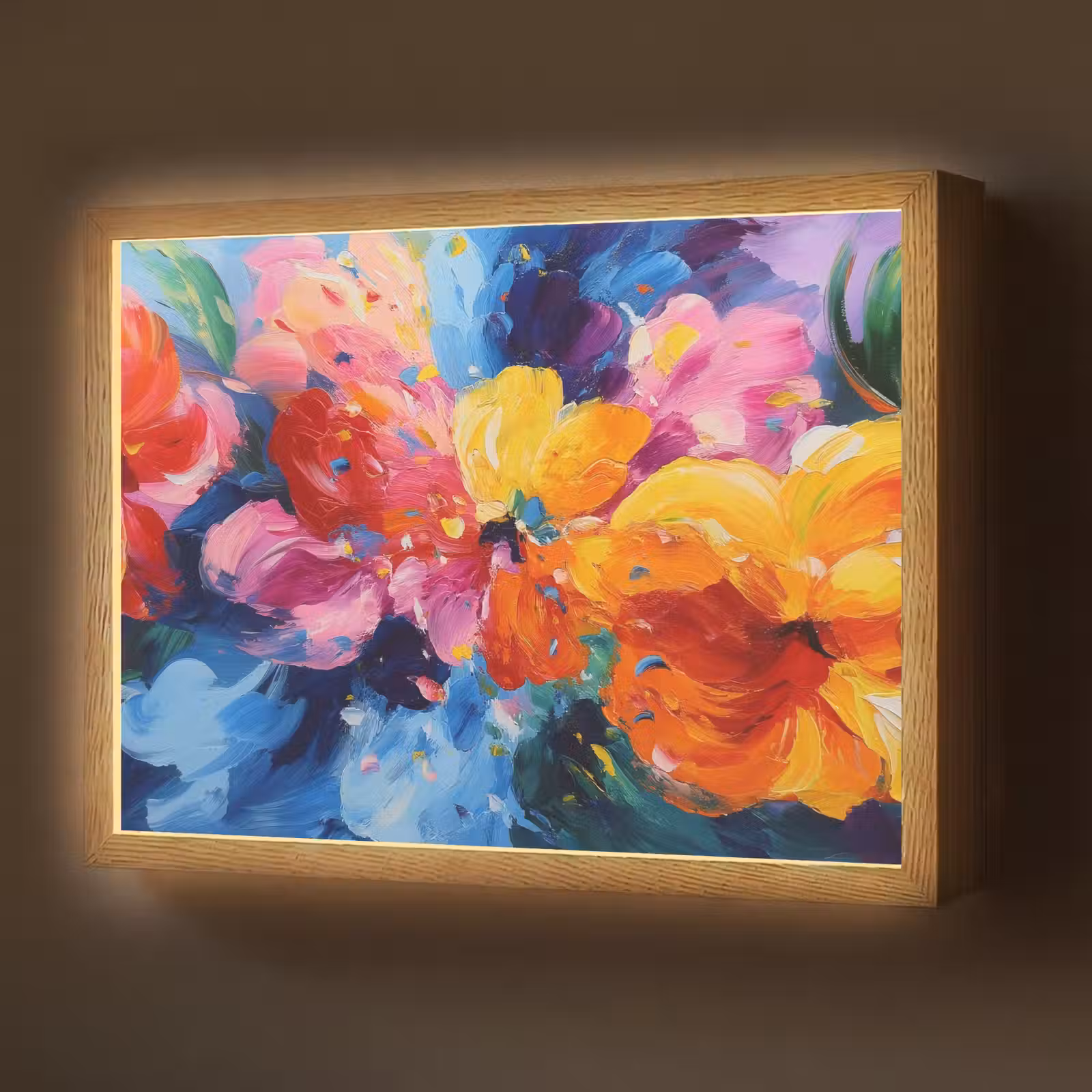 Lightbox - Wandlamp - Golvend - Energie - warm — 1