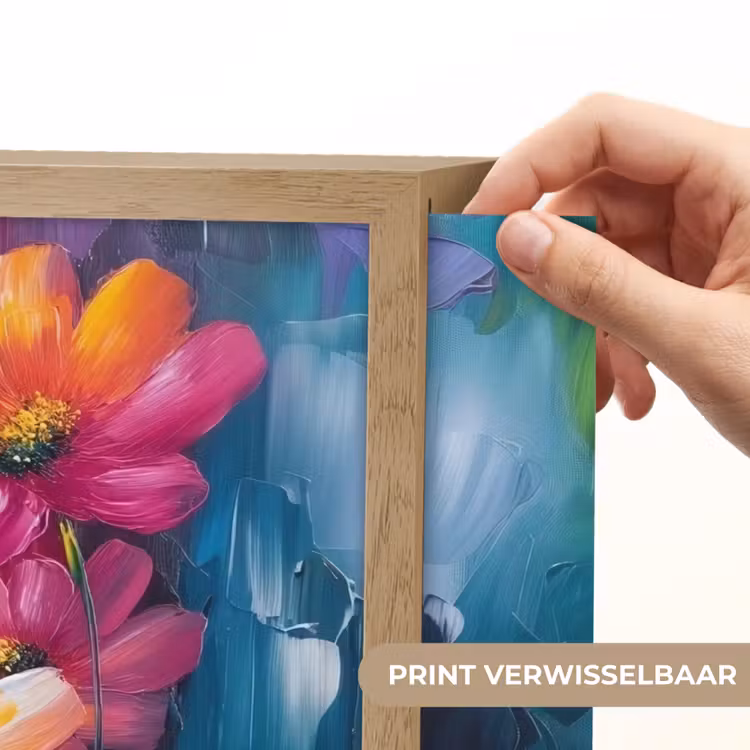 Lightbox - Wandlamp - Felle bloemen - Dynamisch - Levendig — 5