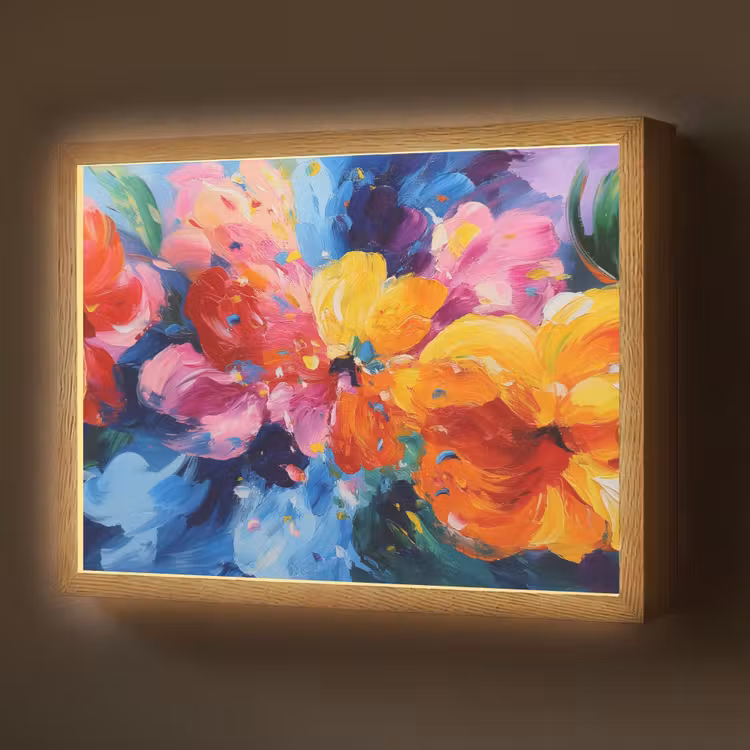 Lightbox - Wandlamp - Golvend - Energie - warm — 1