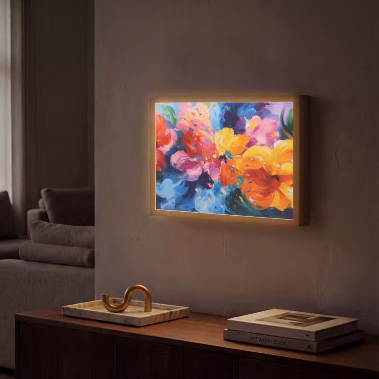 Lightbox - Wandlamp - Golvend - Energie - warm — 2