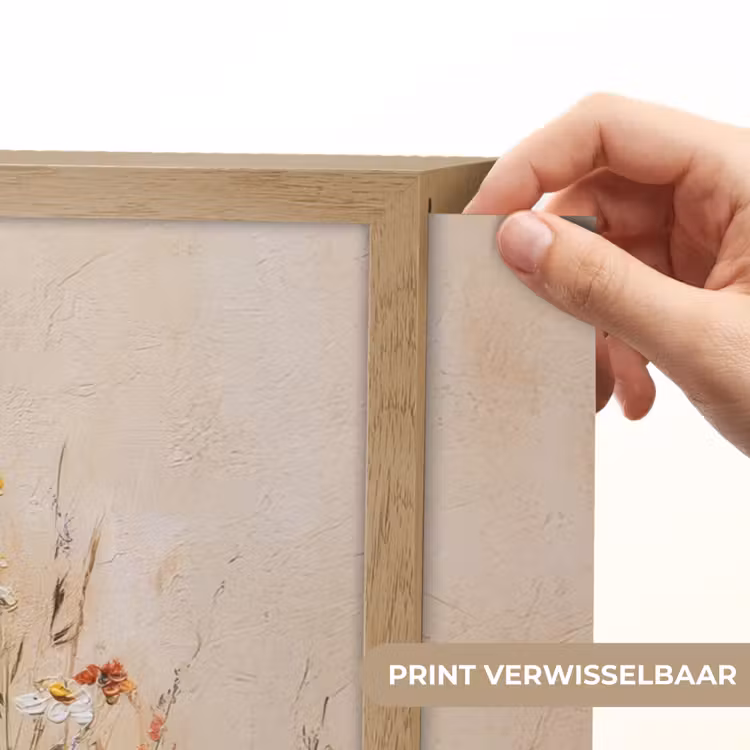Lightbox - Wandlamp - Wilde bloemen - Penseelstreken - Rustgevend — 5