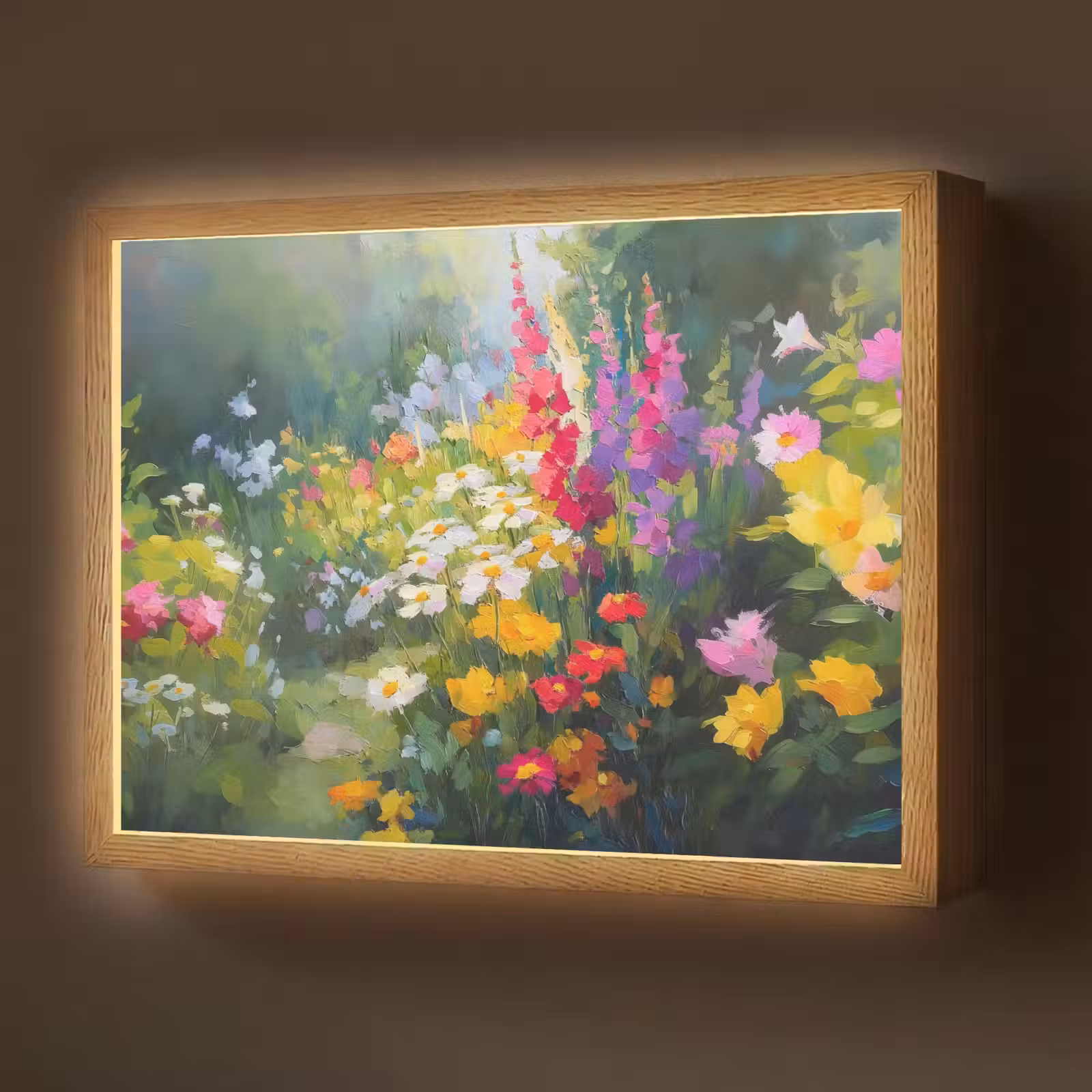 Lightbox - Wandlamp - Zomertuin - Sfeervol - Bloemen — 1