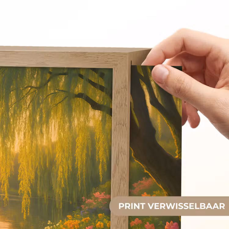Lightbox - Wandlamp - Eenden - Vijver - Bloemen — 5