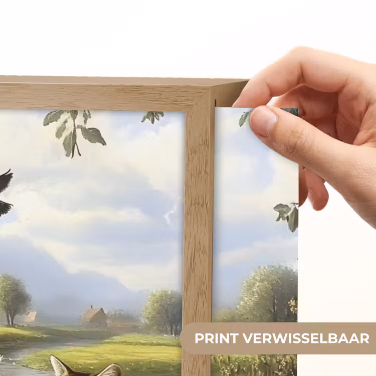Lightbox - Wandlamp - Kat - Beekje - Weide — 5