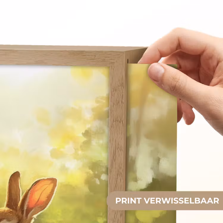 Lightbox - Wandlamp - Konijn - Zonlicht - Bos — 5