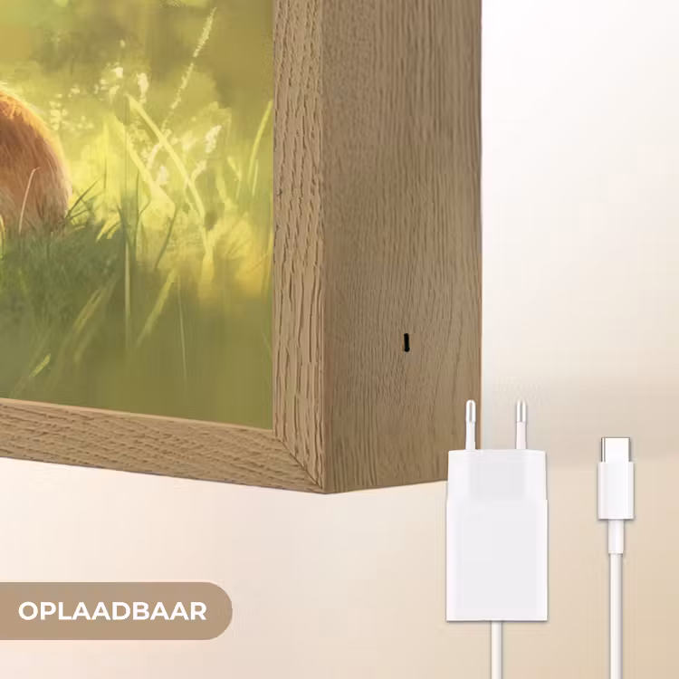 Lightbox - Wandlamp - Konijn - Zonlicht - Bos — 7
