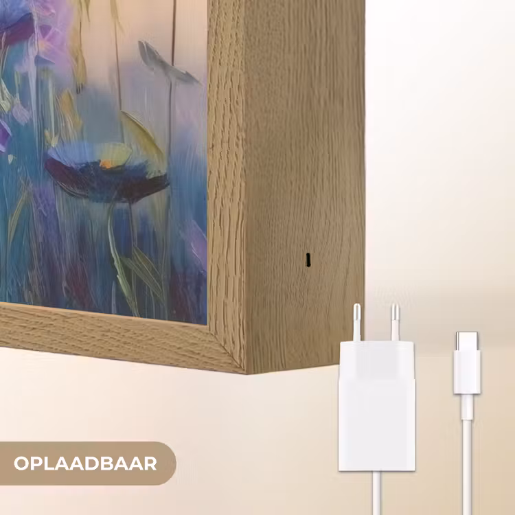 Lightbox - Wandlamp - Zomers - Wilde bloemen - Penseelstreken — 7