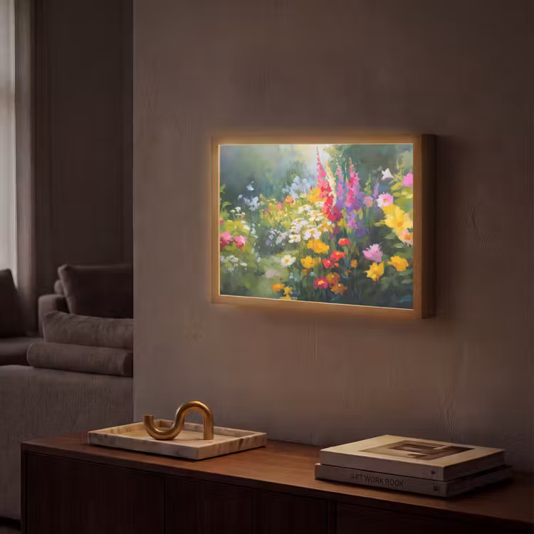 Lightbox - Wandlamp - Zomertuin - Sfeervol - Bloemen — 2