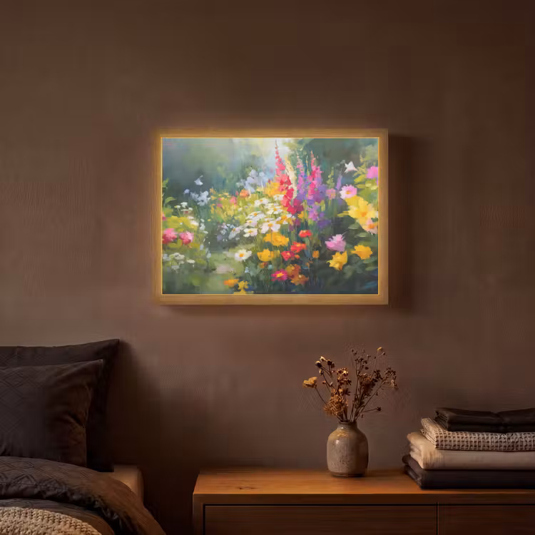 Lightbox - Wandlamp - Zomertuin - Sfeervol - Bloemen — 3