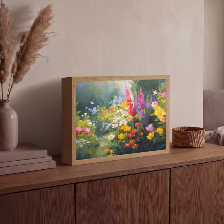 Lightbox - Wandlamp - Zomertuin - Sfeervol - Bloemen — 4