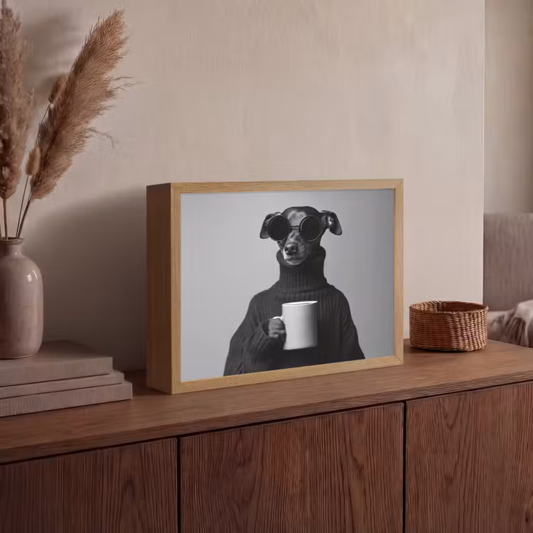Lightbox - Wandlamp - Coltrui - Hond - Bril - Mok — 4