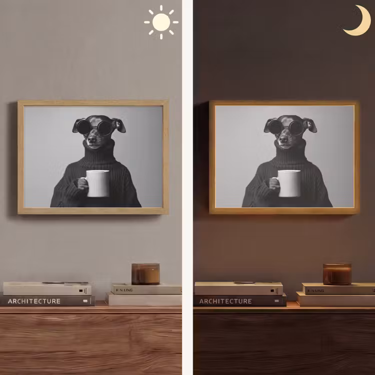 Lightbox - Wandlamp - Coltrui - Hond - Bril - Mok — 6