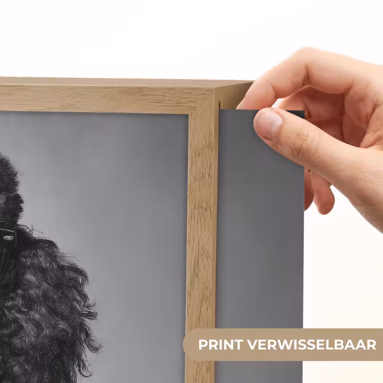Lightbox - Wandlamp - Hond - Krullen - Zonnebril - Wijn — 5