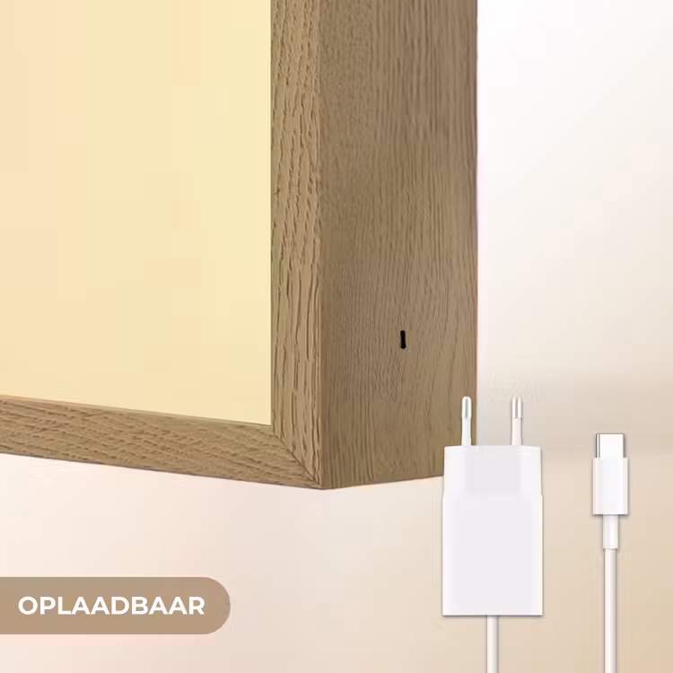 Lightbox - Wandlamp - Illustratie - Vinylplaat - Beige - Vintage — 7