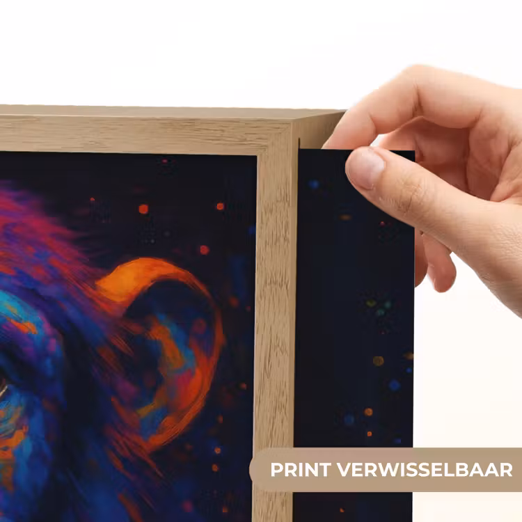 Lightbox - Wandlamp - Kleurrijk - Aap - Abstract — 5