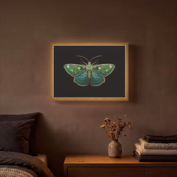 Lightbox - Wandlamp - Mot - Levendig - Groen — 3