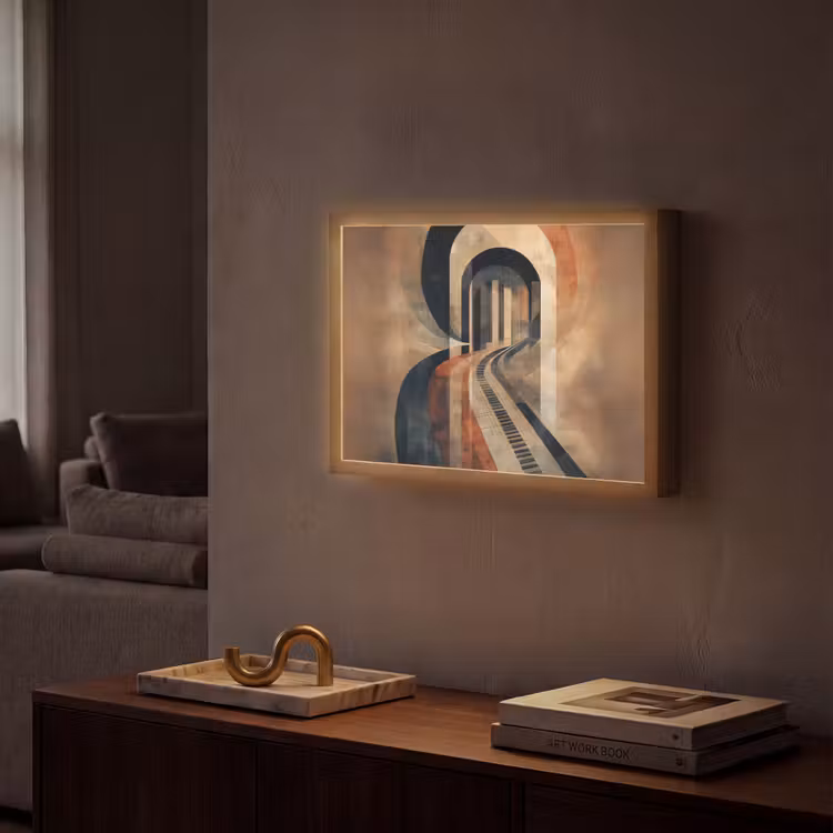 Lightbox - Wandlamp - Piano - Toetsen - Abstract — 2