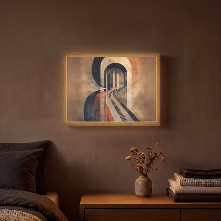 Lightbox - Wandlamp - Piano - Toetsen - Abstract — 3