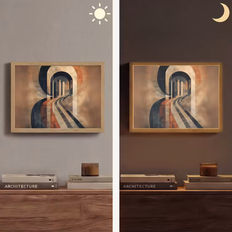 Lightbox - Wandlamp - Piano - Toetsen - Abstract — 6