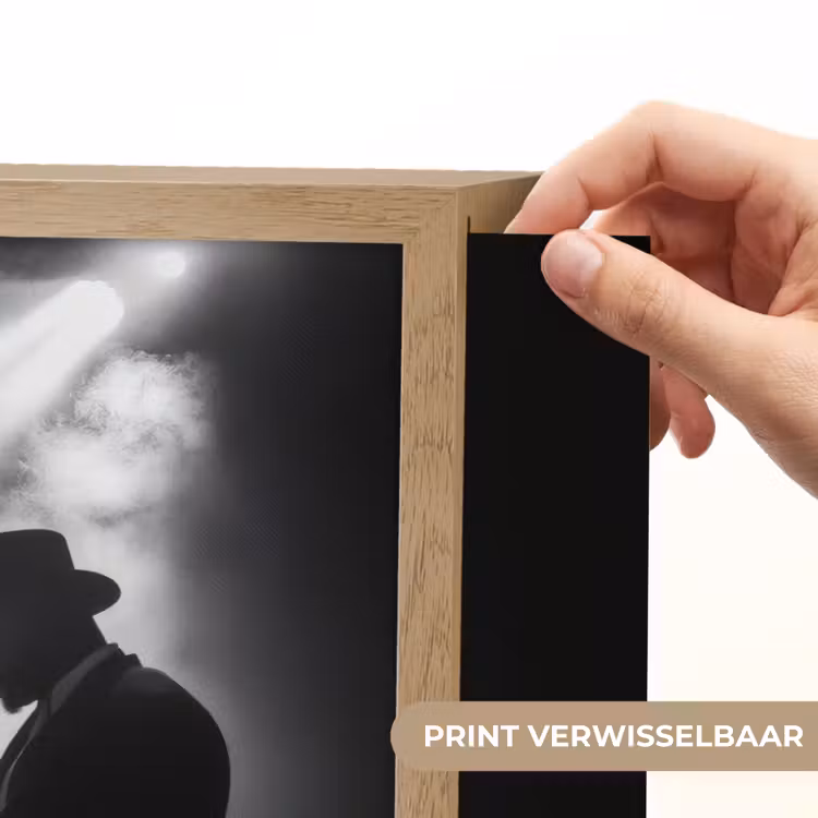 Lightbox - Wandlamp - Saxofonisten - Hoeden - Rook - Licht — 5