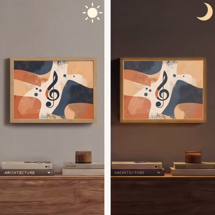Lightbox - Wandlamp - Sleutel - G - Abstract - Beige — 6