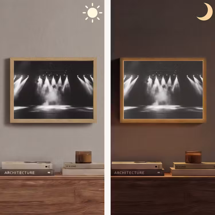Lightbox - Wandlamp - Theaterzaal - Mist - Spotlights - Zwart — 6