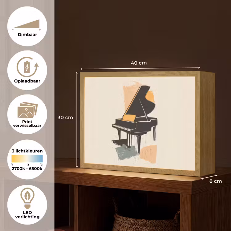 Lightbox - Wandlamp - Vleugel - Zwart - Abstract - Illustratie — 10