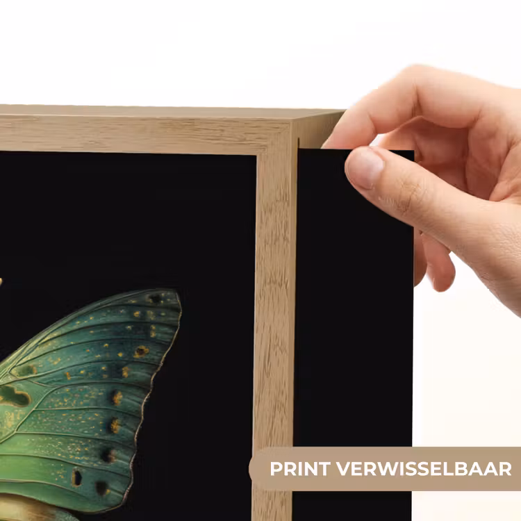 Lightbox - Wandlamp - Vlinder - Groen - Diepte — 5