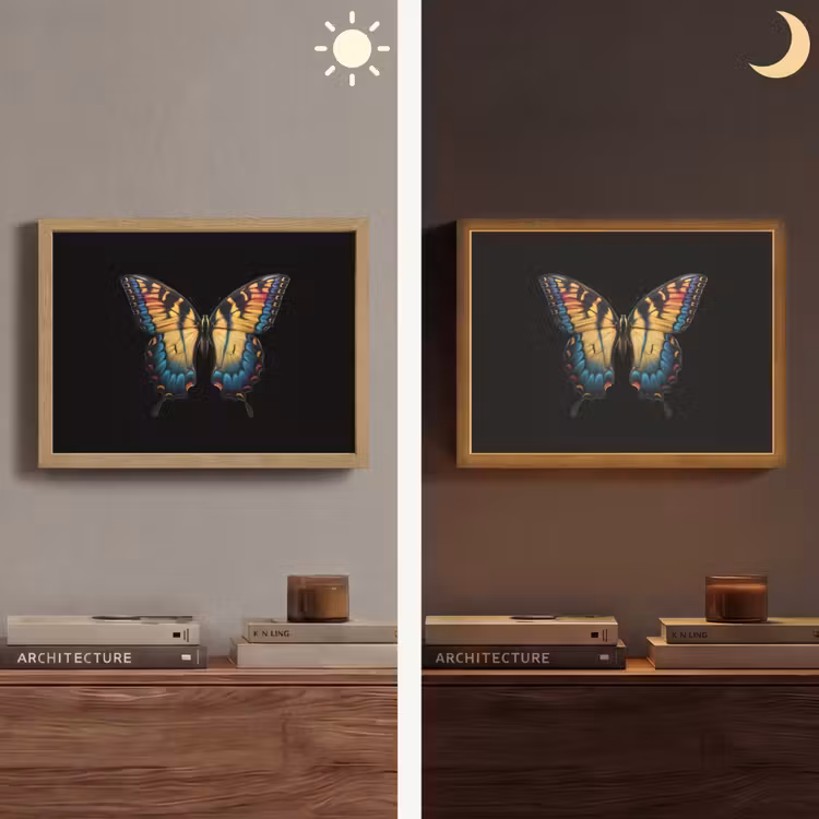 Lightbox - Wandlamp - Vlinder - Kleurrijk - Speels — 6