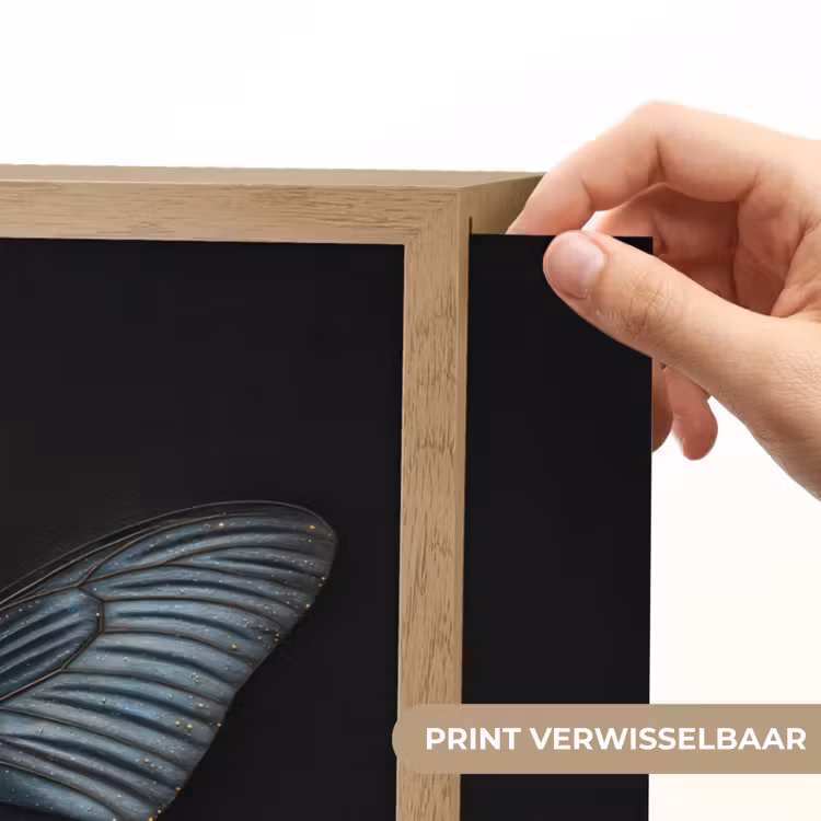 Lightbox - Wandlamp - Vlinder - Metaalachtig - Geometrisch patroon — 5