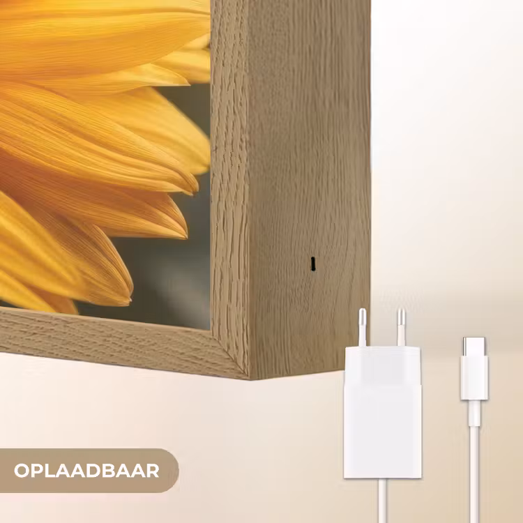 Lightbox - Wandlamp - Geel - Zonnebloem - Zomers — 7