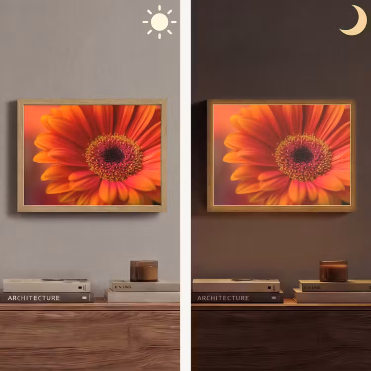 Lightbox - Wandlamp - Oranje - Gerbera - Intens — 6
